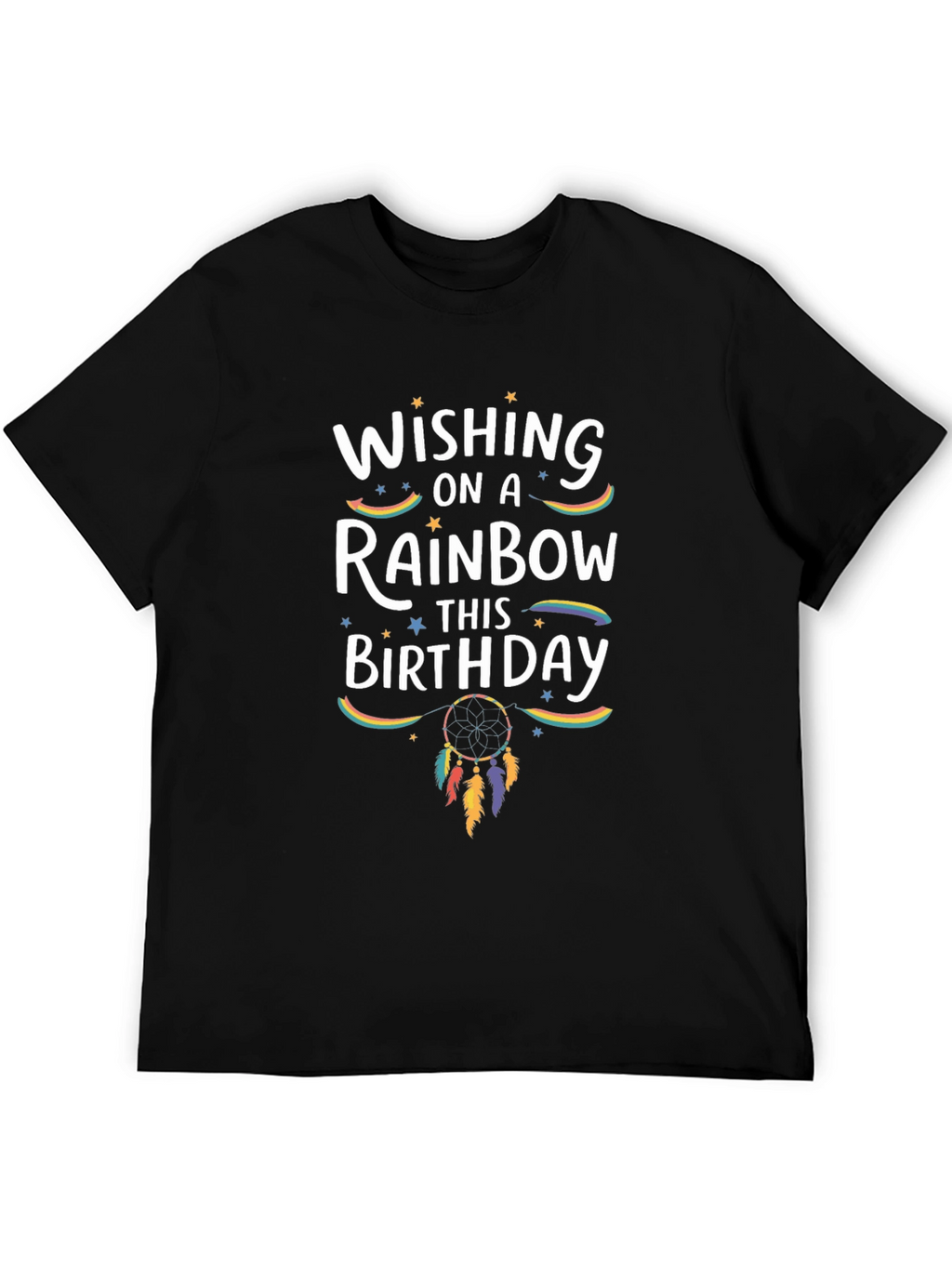 Wishing On A Rainbow Birthday T-Shirt
