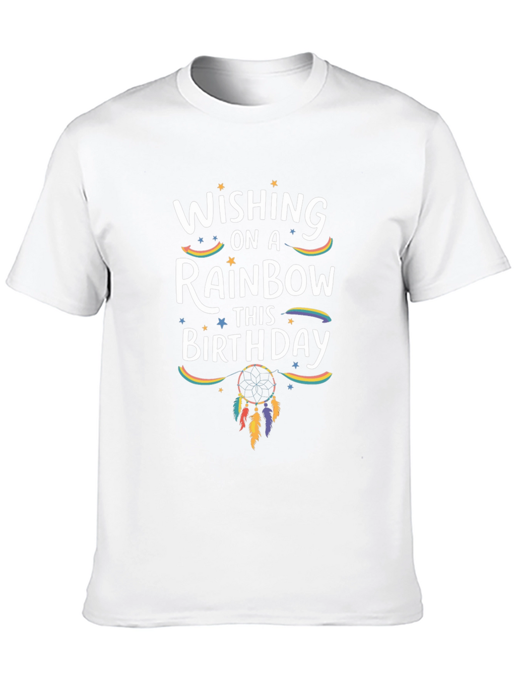 Wishing On A Rainbow Birthday T-Shirt