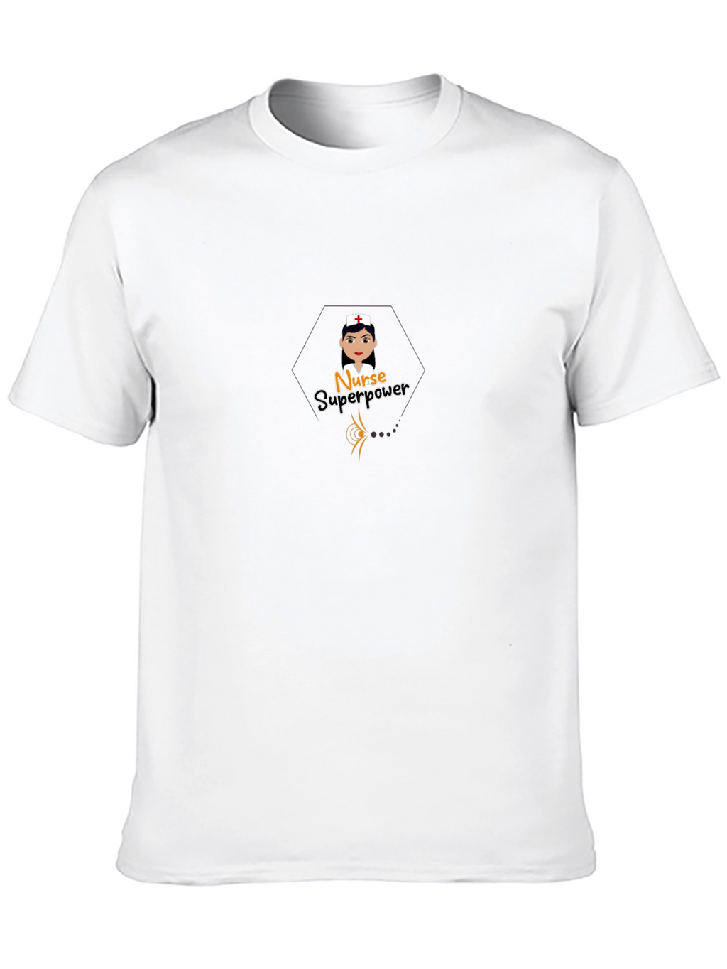 Nurse Superpower Graphic Tee - Black T-Shirt