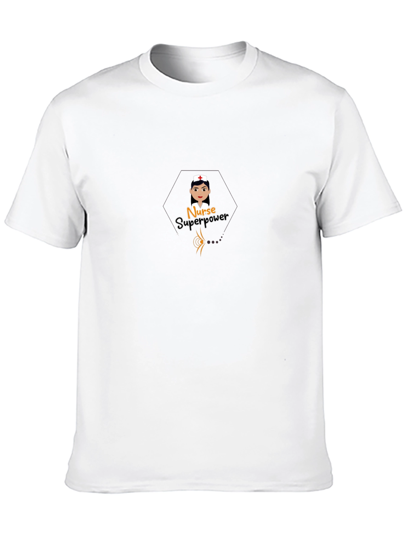 Nurse Superpower Graphic Tee - Black T-Shirt