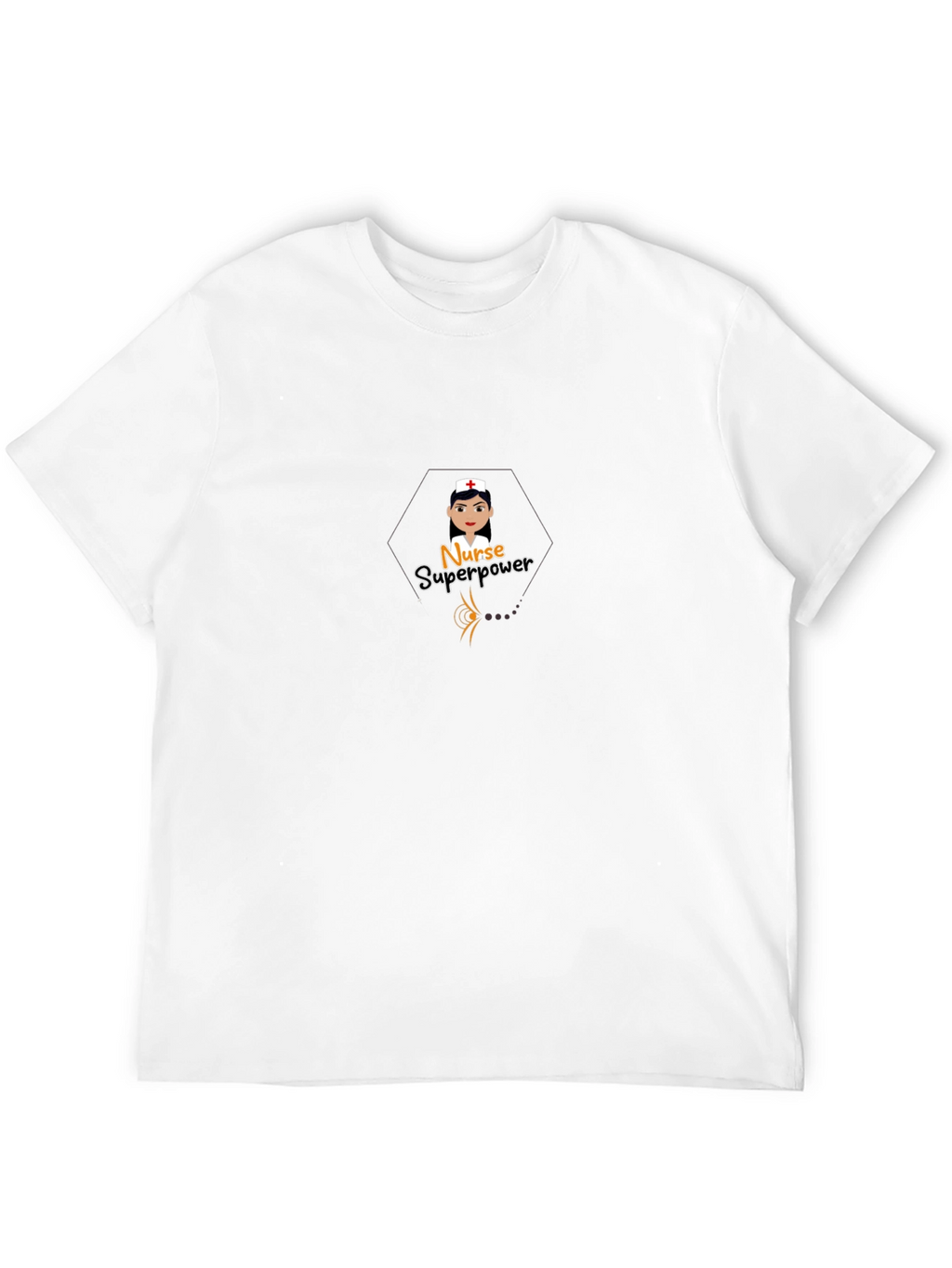 Nurse Superpower Graphic Tee - Black T-Shirt
