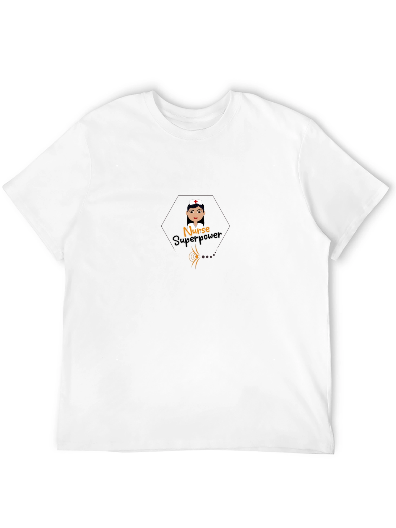 Nurse Superpower Graphic Tee - Black T-Shirt