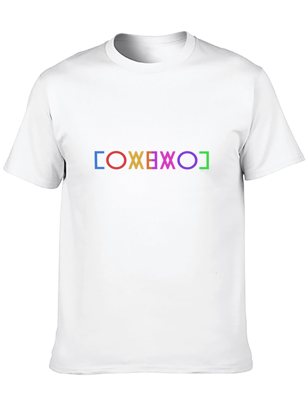 Geometric Symbol T-Shirt - Black