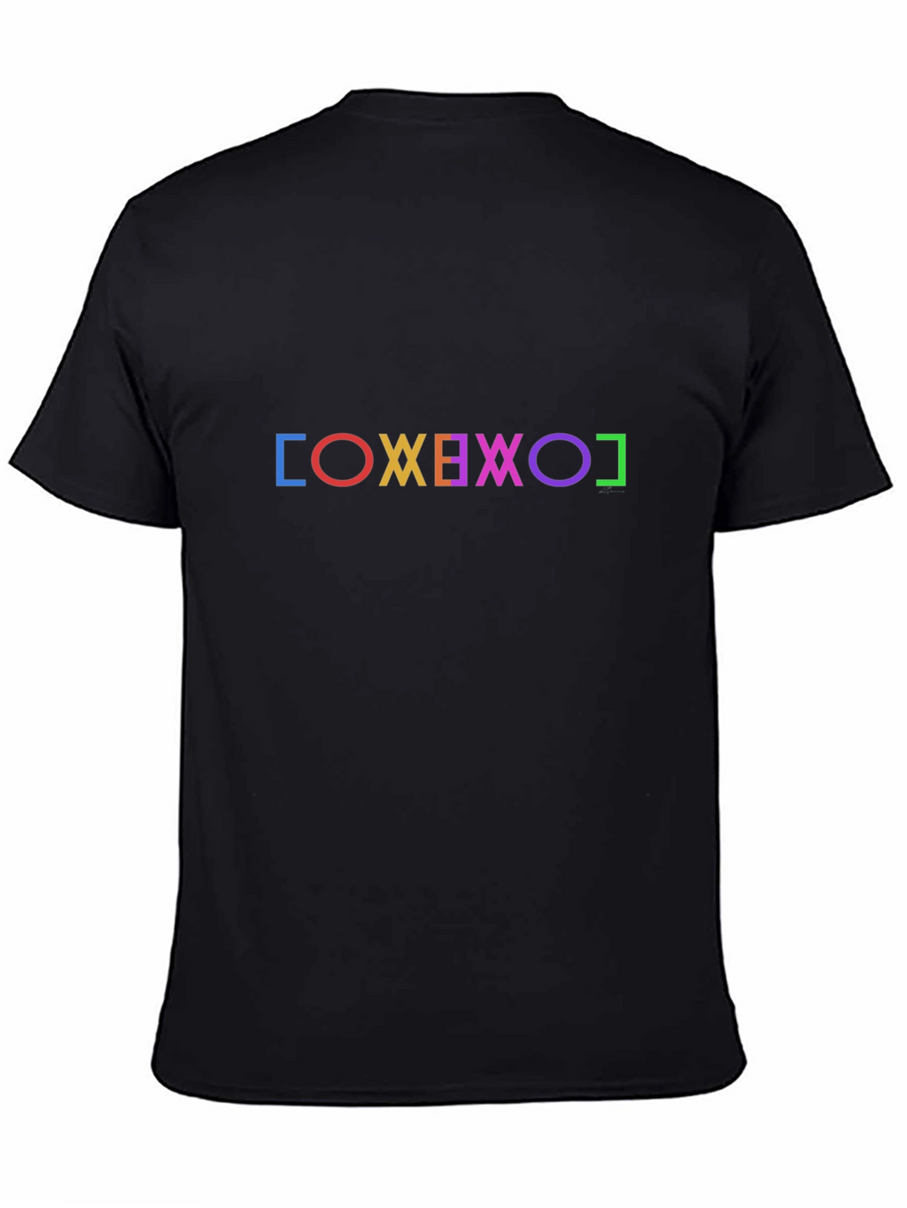 Geometric Symbol T-Shirt - Black