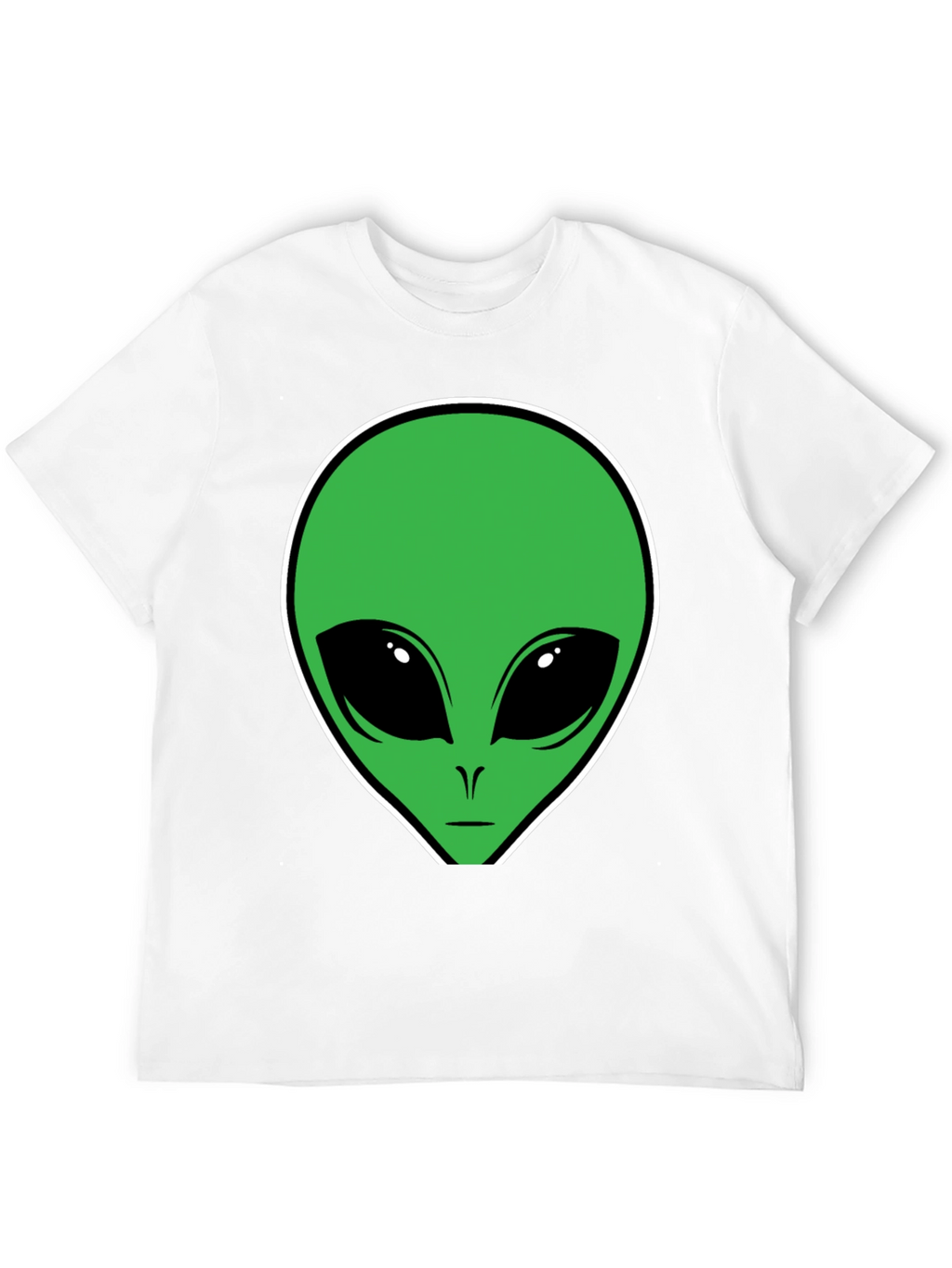 Alien Graphic T-Shirt - Black Cotton Tee
