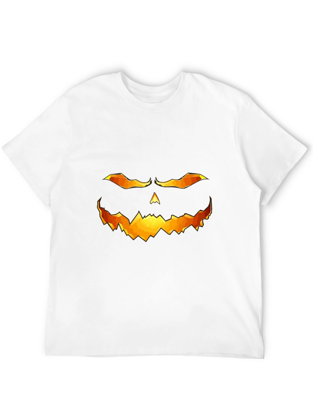 Halloween Pumpkin Face Graphic T-Shirt