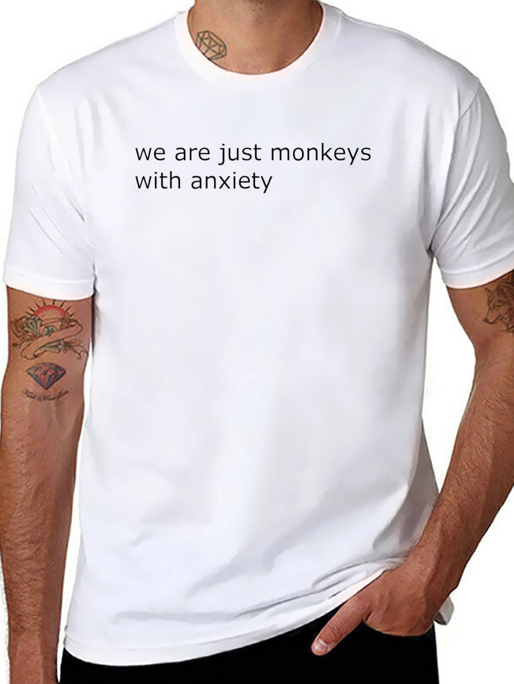Anxiety Monkeys Graphic T-Shirt