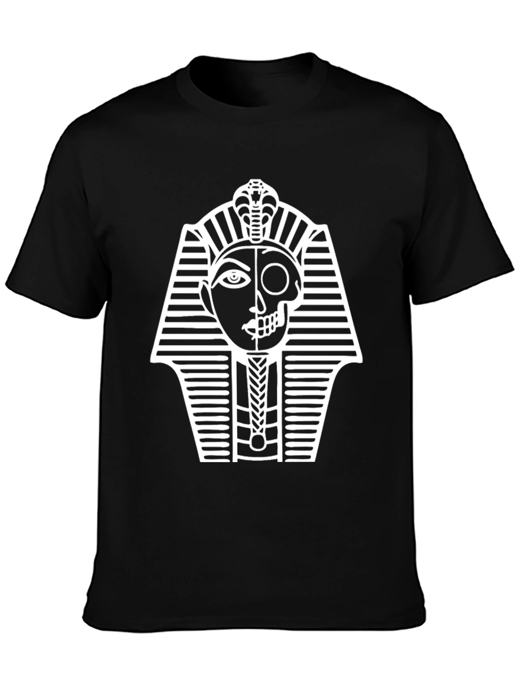 Egyptian Pharaoh Skull Graphic T-Shirt