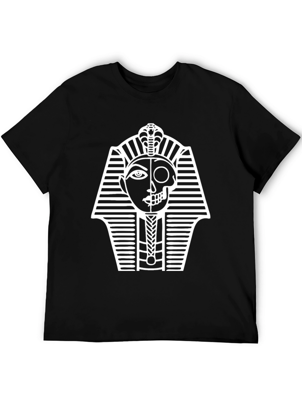 Egyptian Pharaoh Skull Graphic T-Shirt