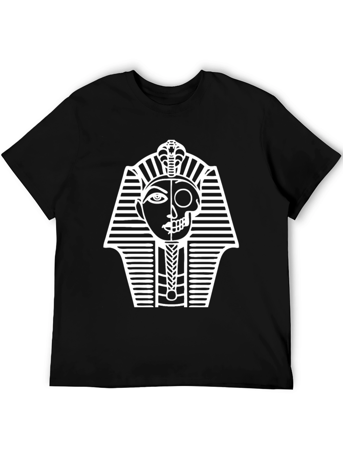 Egyptian Pharaoh Skull Graphic T-Shirt