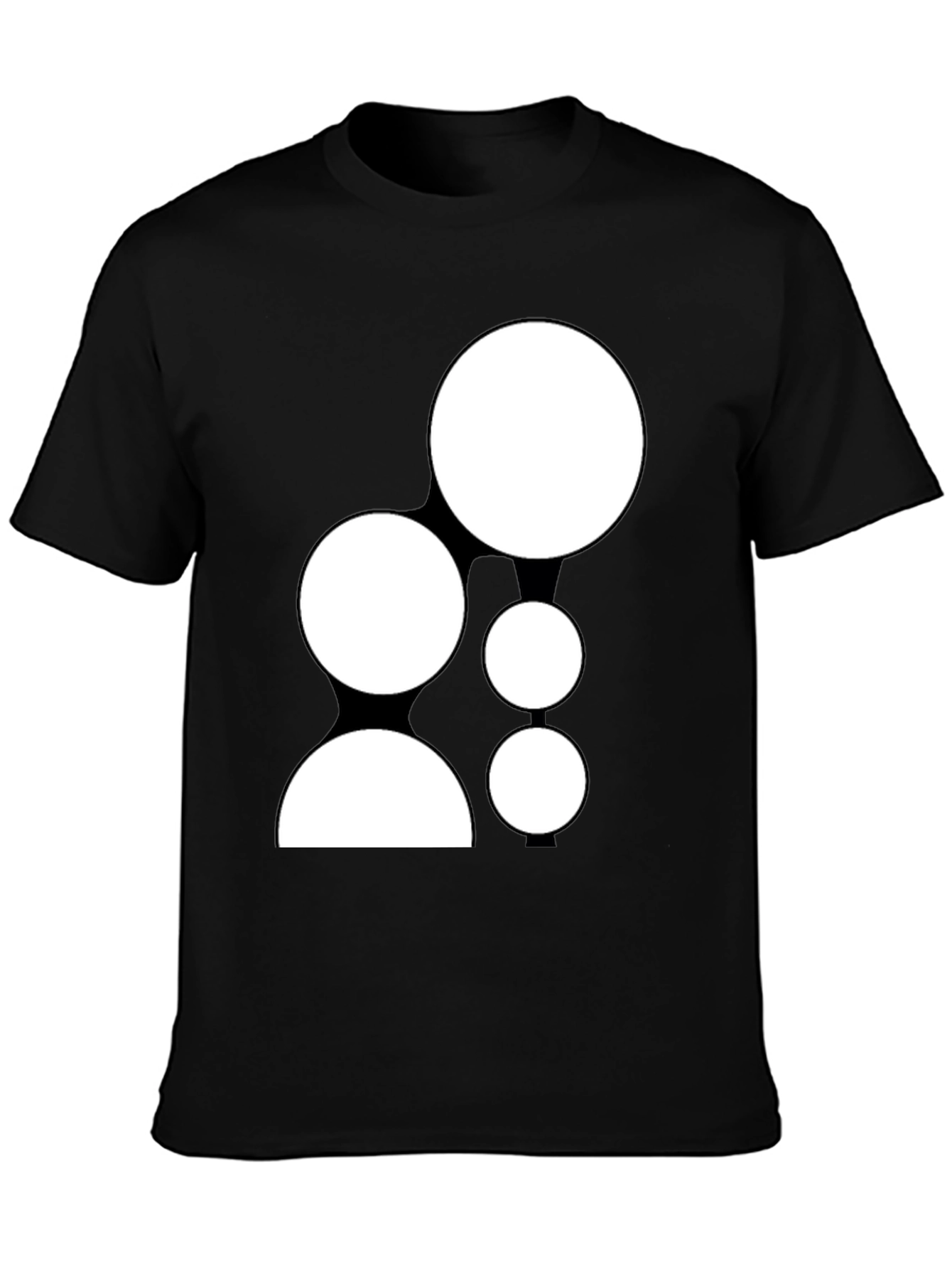 Unique Graphic Tee - Black Casual Shirt