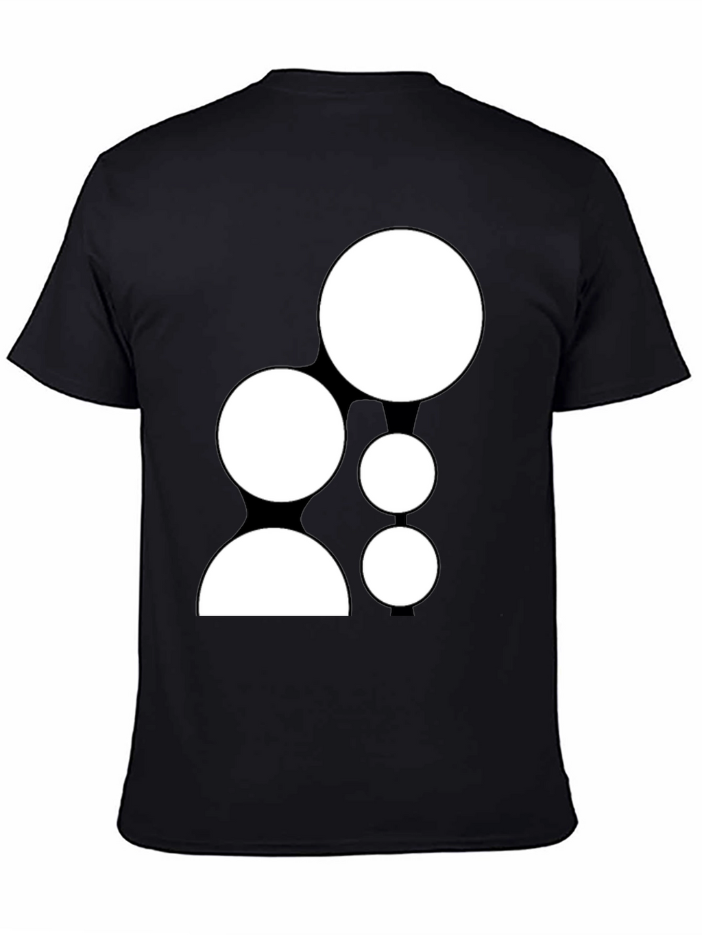 Unique Graphic Tee - Black Casual Shirt