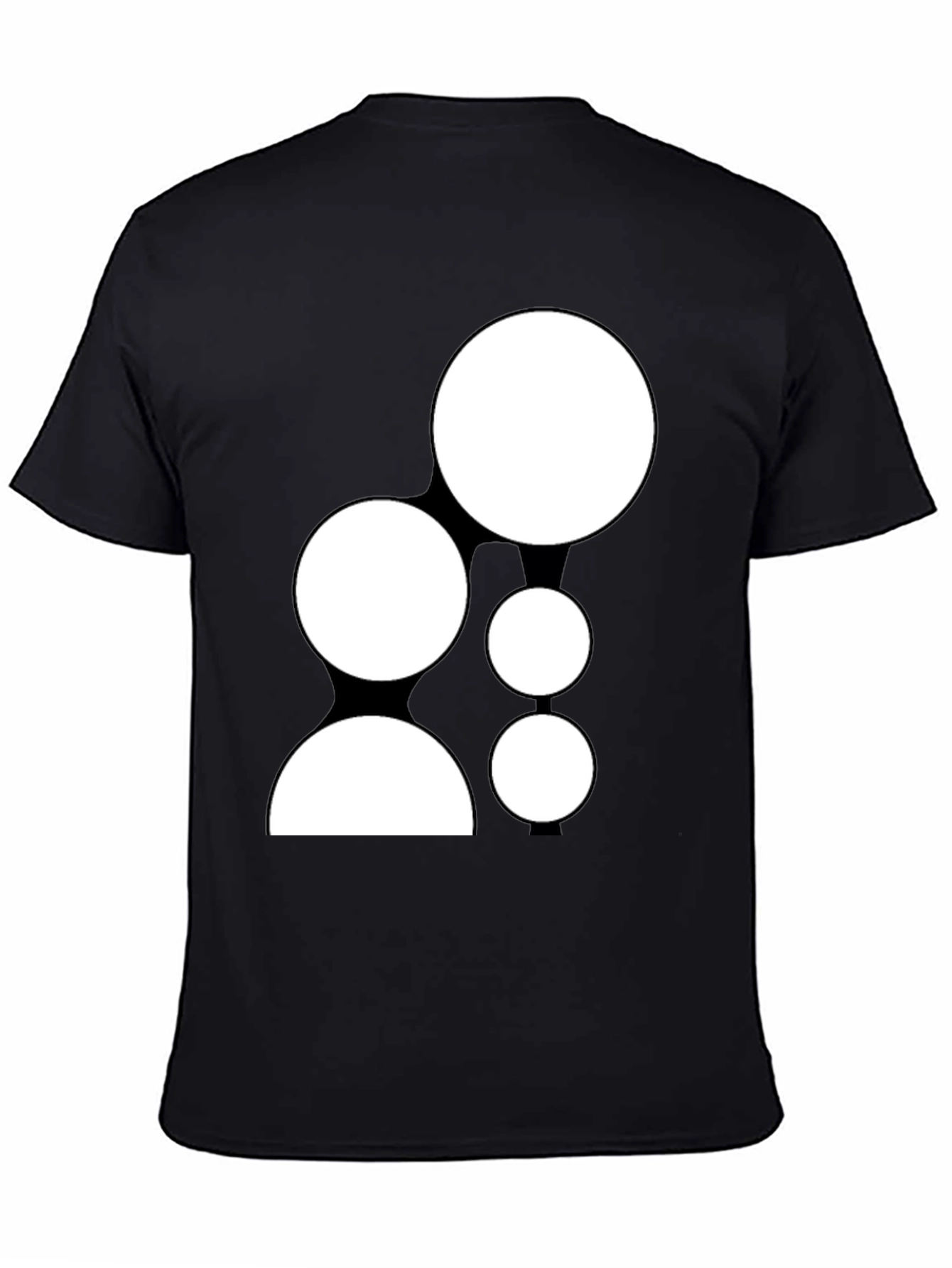 Unique Graphic Tee - Black Casual Shirt