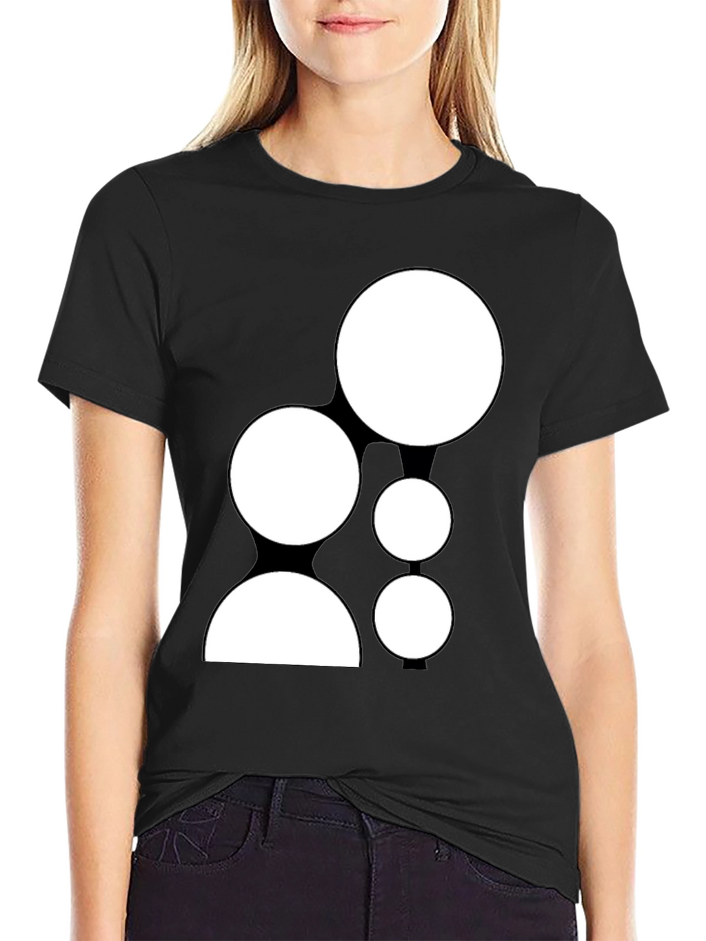 Unique Graphic Tee - Black Casual Shirt