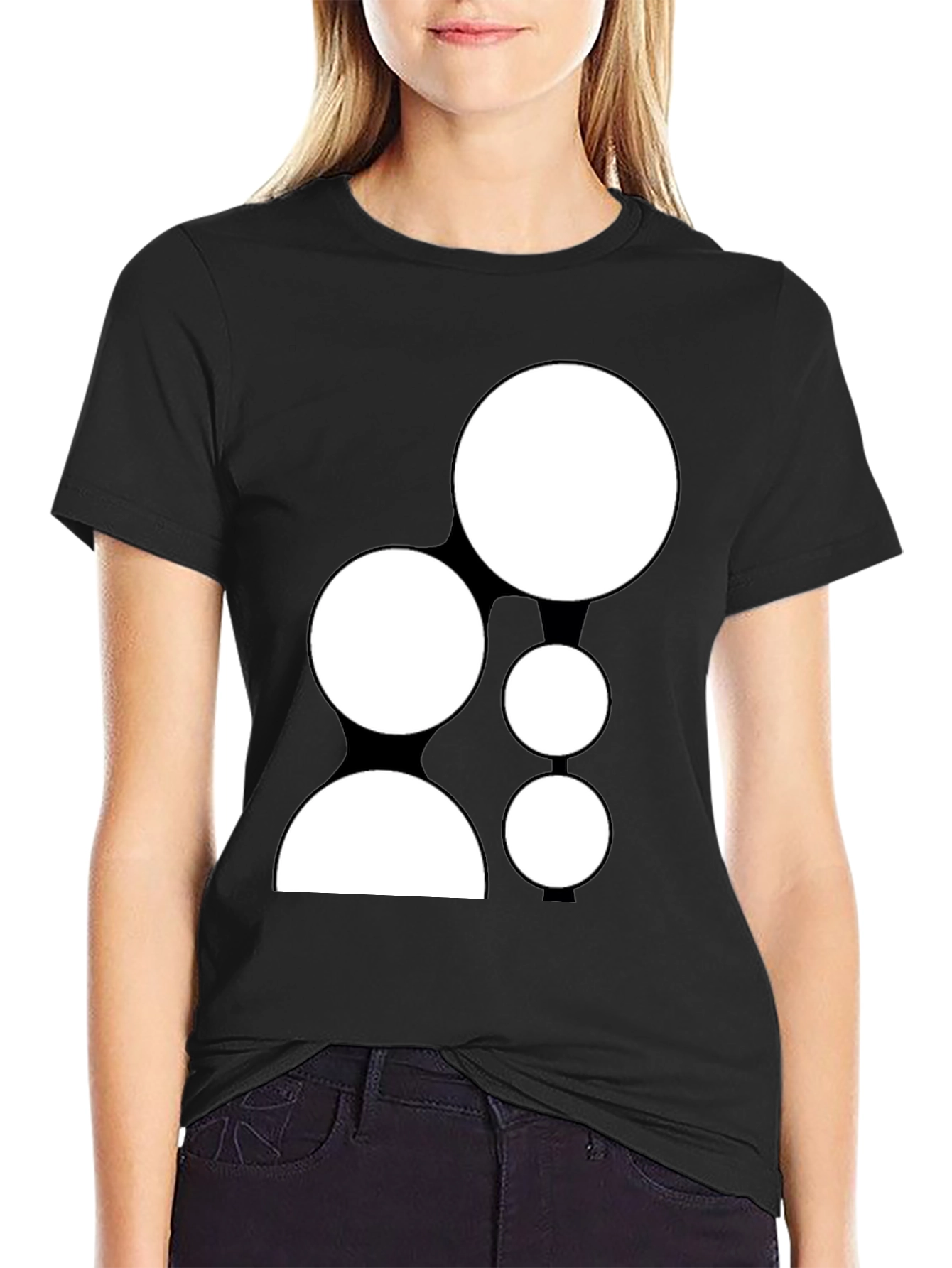 Unique Graphic Tee - Black Casual Shirt