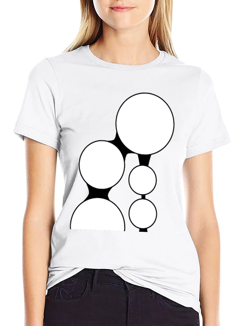 Unique Graphic Tee - Black Casual Shirt