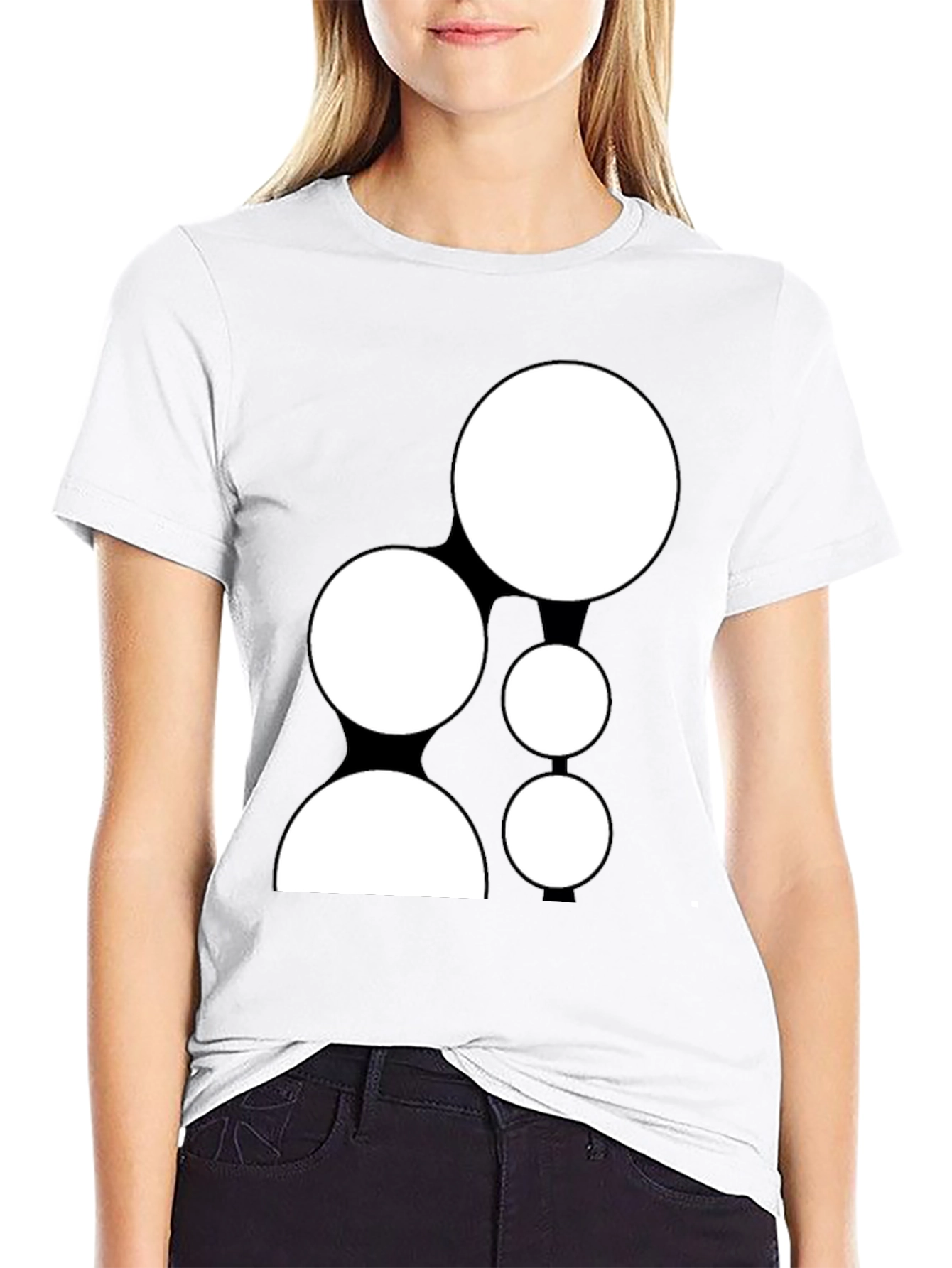 Unique Graphic Tee - Black Casual Shirt