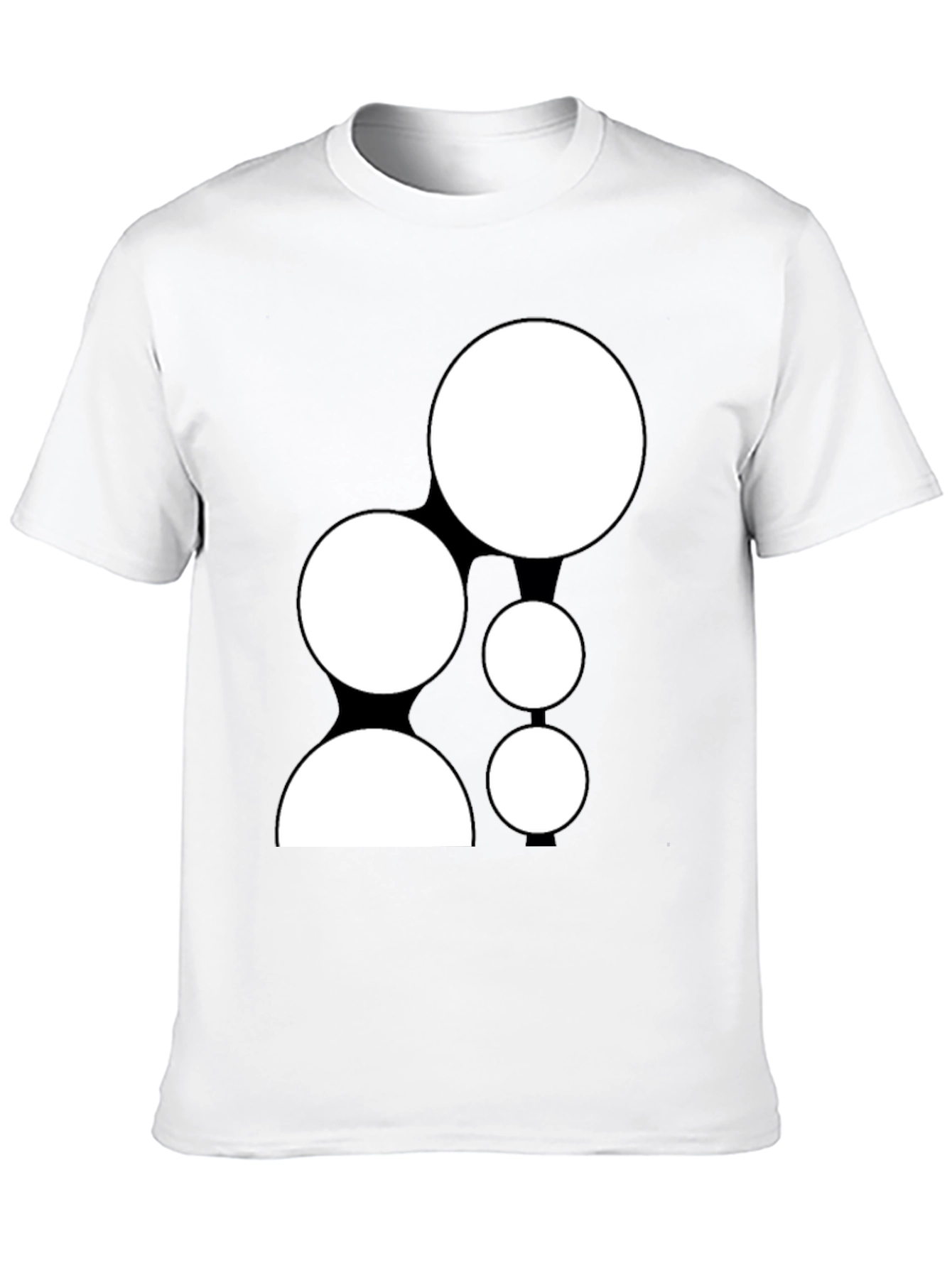 Unique Graphic Tee - Black Casual Shirt
