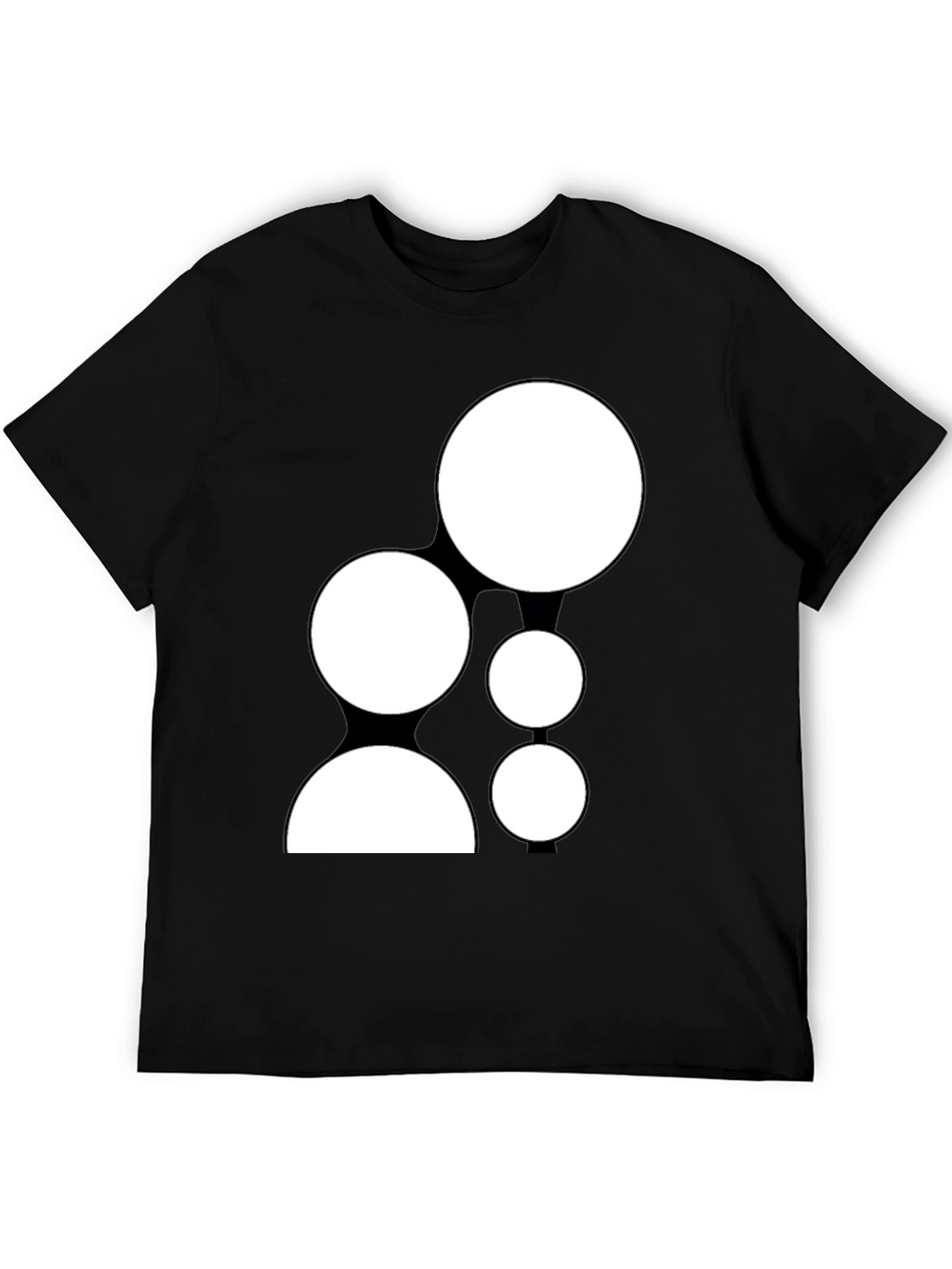 Unique Graphic Tee - Black Casual Shirt