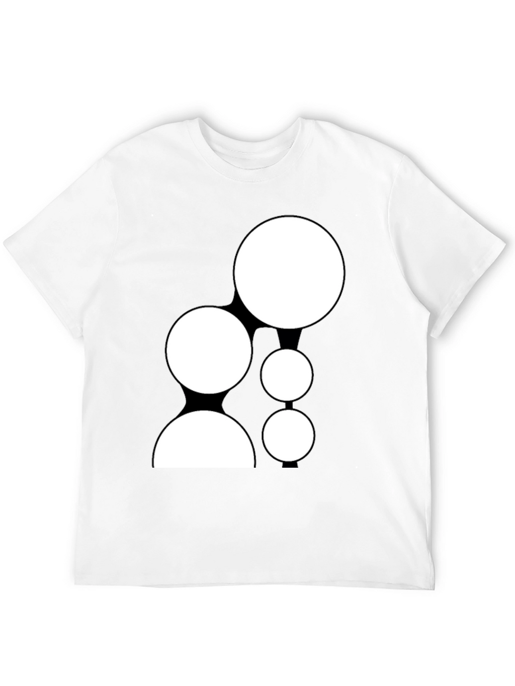 Unique Graphic Tee - Black Casual Shirt