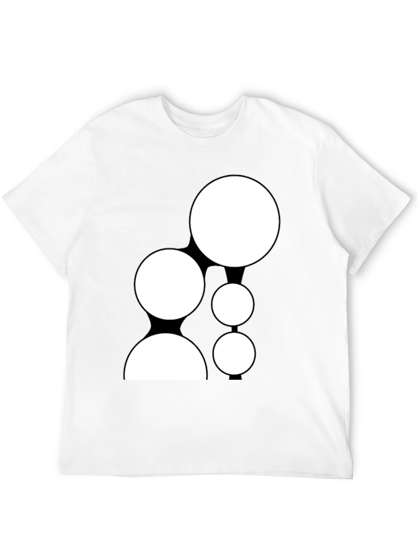 Unique Graphic Tee - Black Casual Shirt