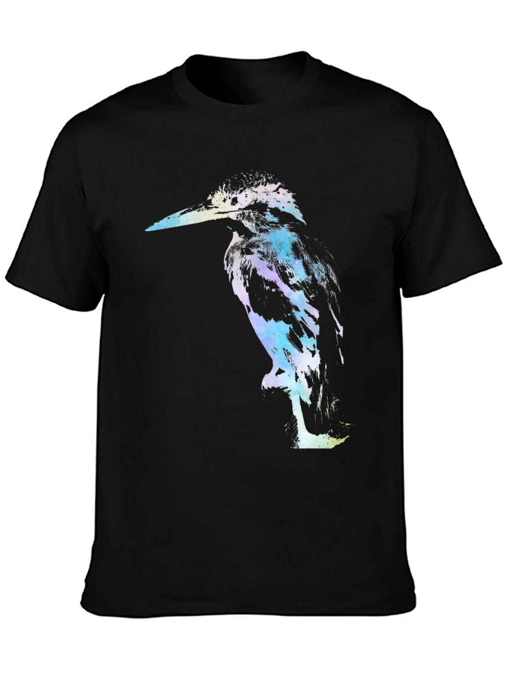 Kingfisher Graphic Black Tee