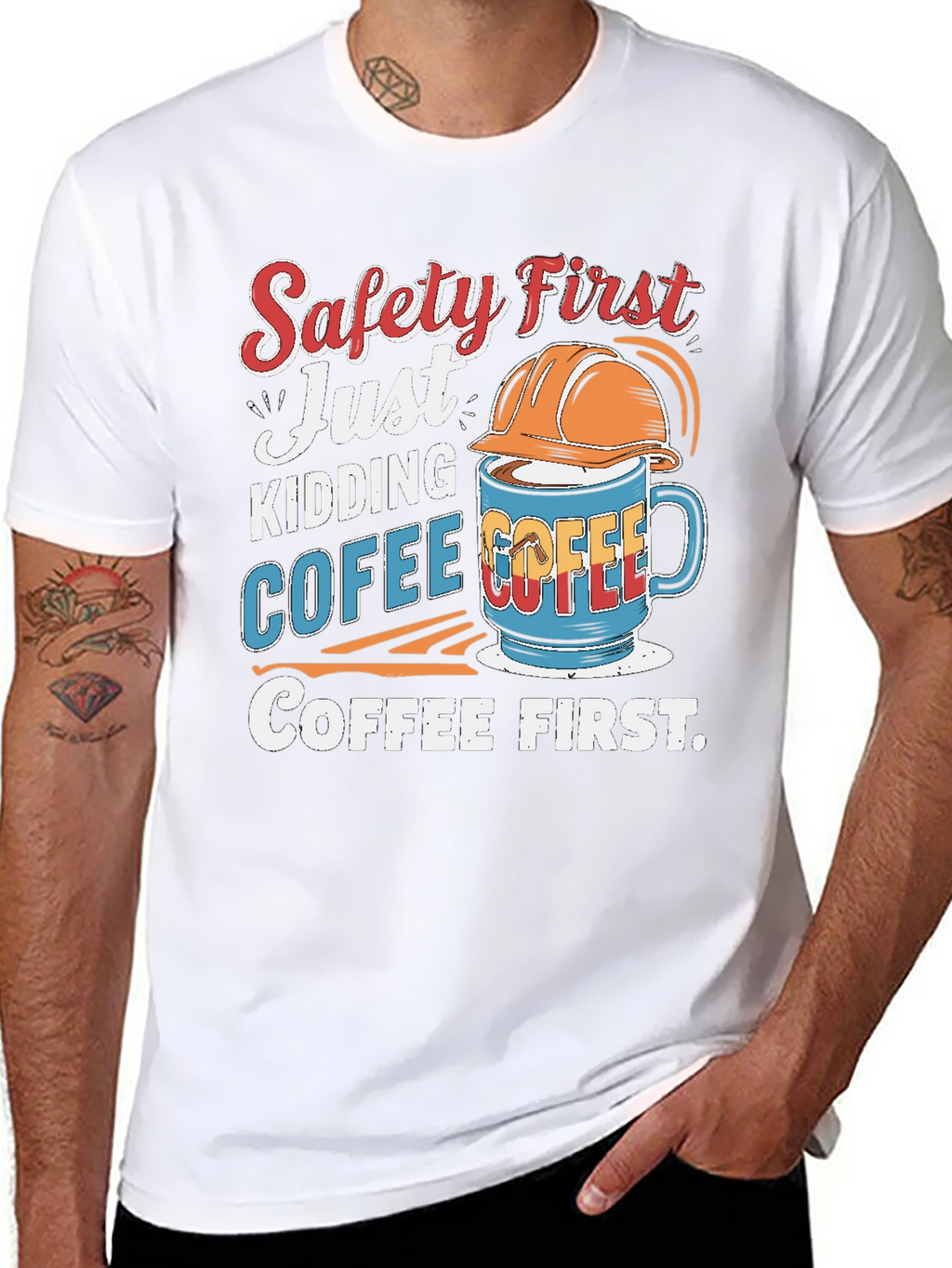 Safety First Coffee T-Shirt