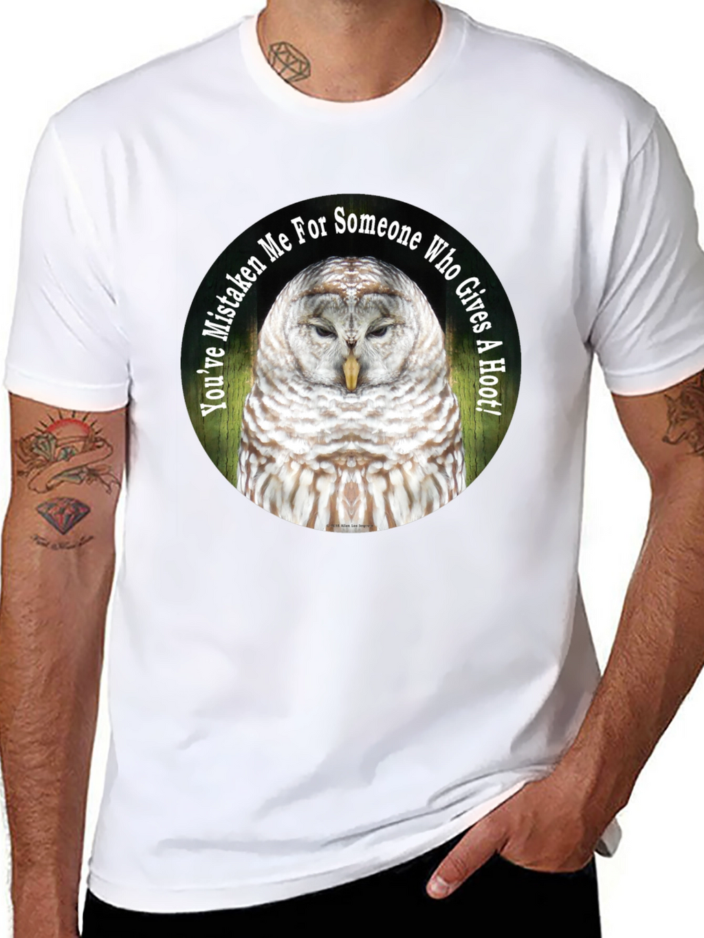 Owl Graphic Tee - Youve Mistaken Me