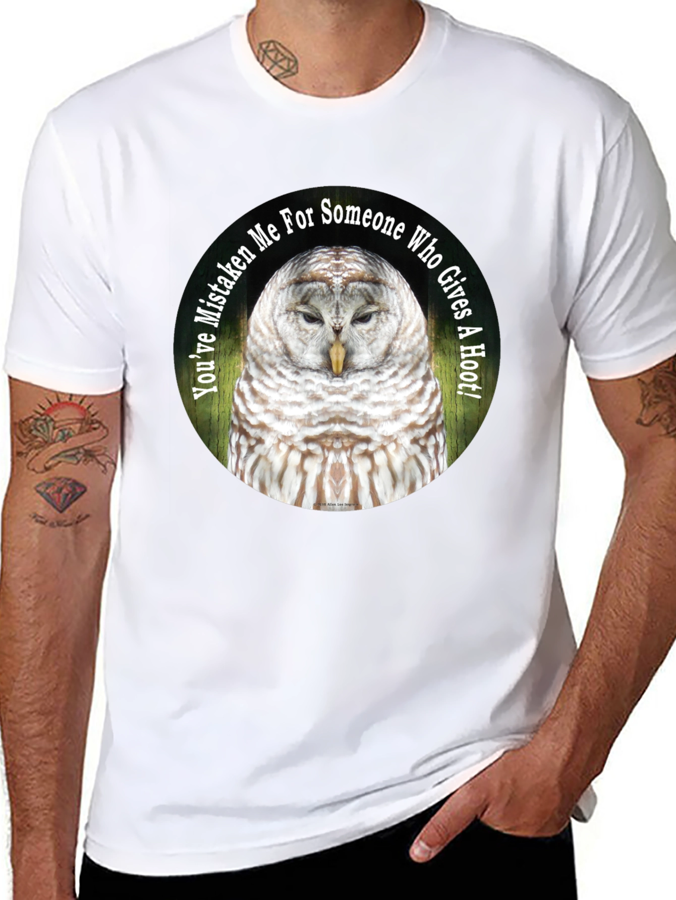 Owl Graphic Tee - Youve Mistaken Me