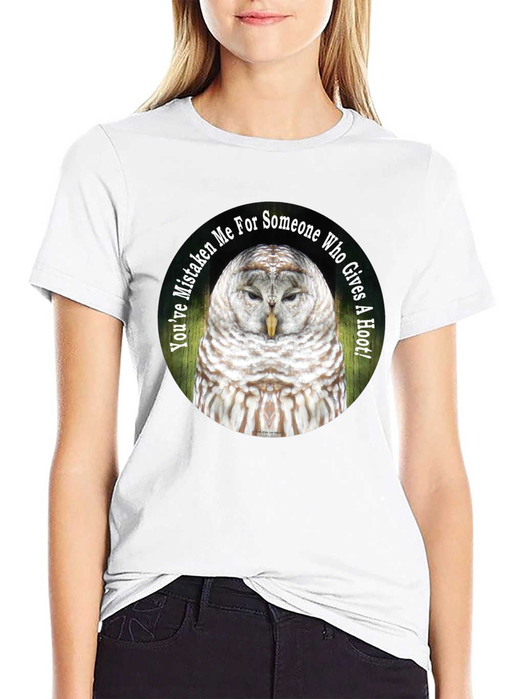 Owl Graphic Tee - Youve Mistaken Me