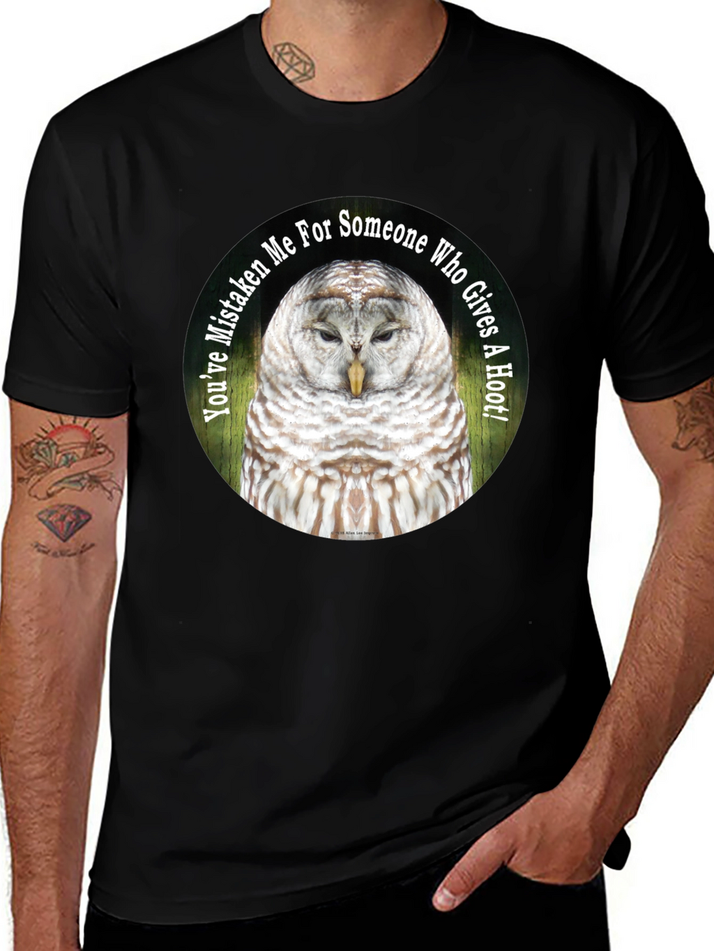 Owl Graphic Tee - Youve Mistaken Me