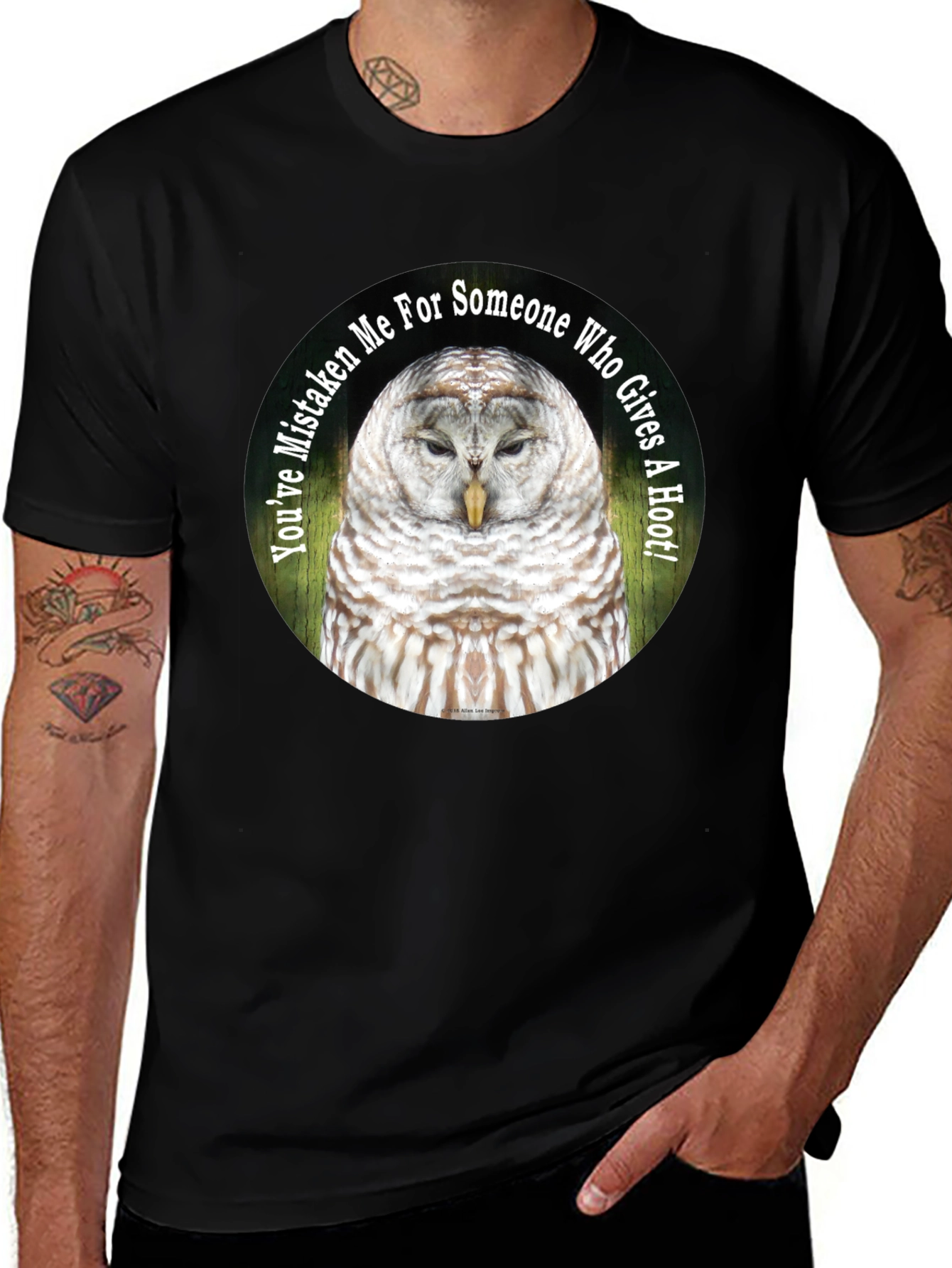 Owl Graphic Tee - Youve Mistaken Me