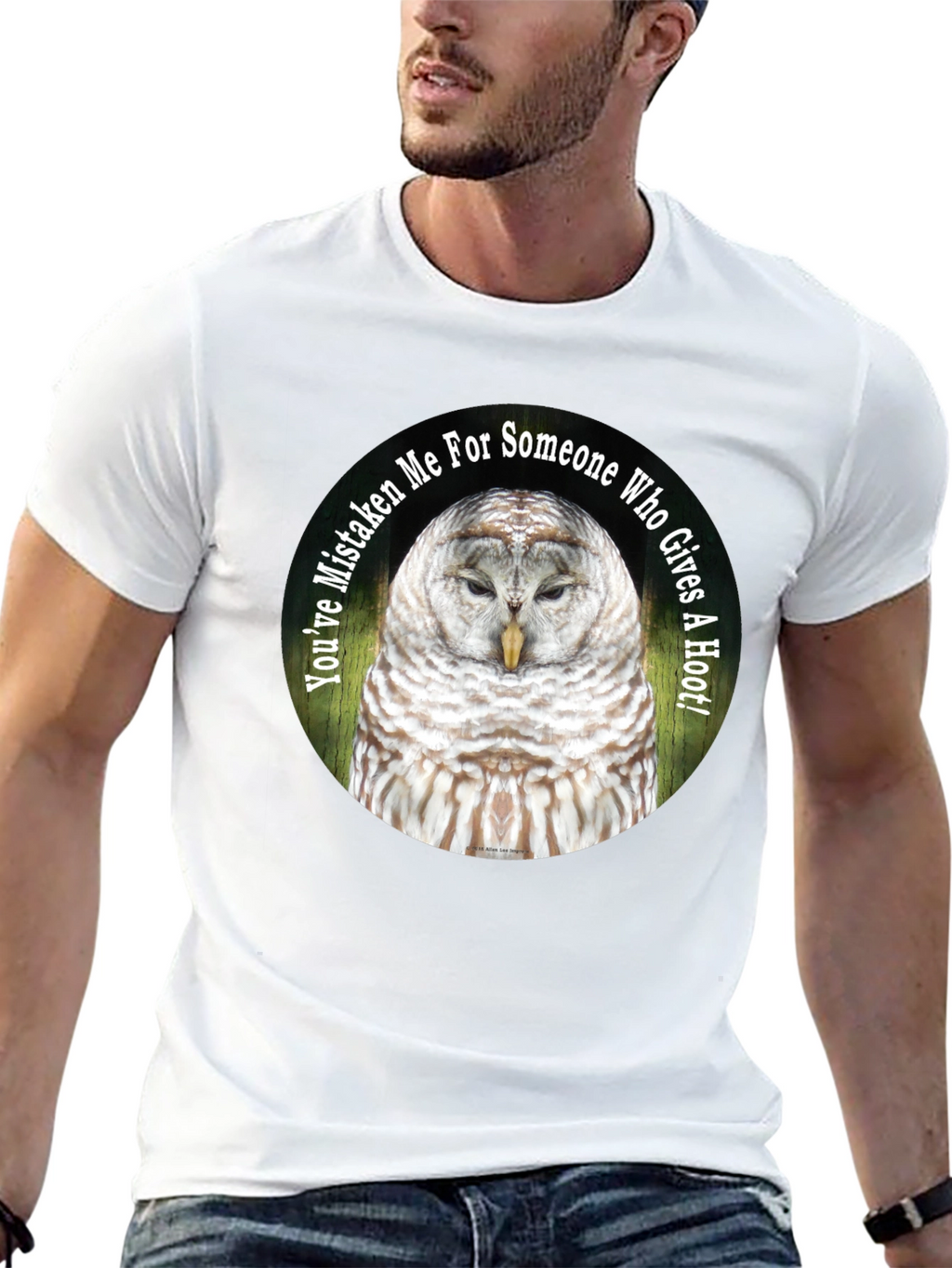 Owl Graphic Tee - Youve Mistaken Me