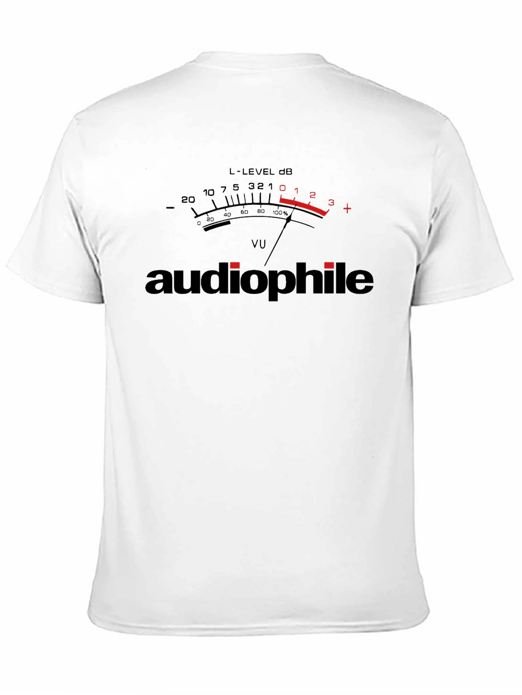 Audiophile VU Meter Graphic T-Shirt