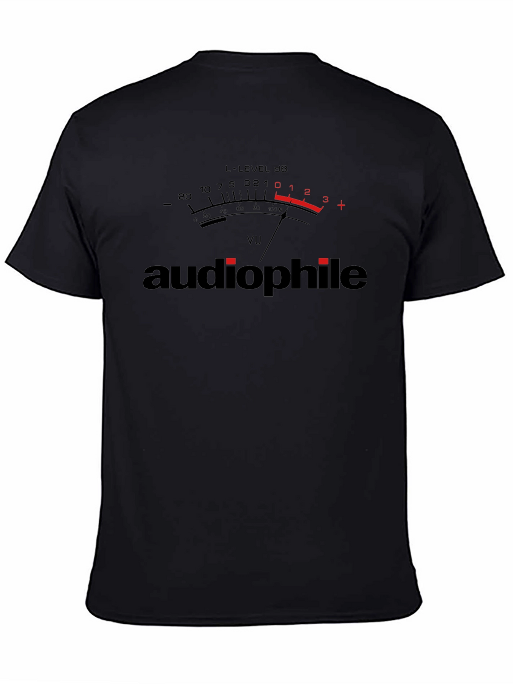 Audiophile VU Meter Graphic T-Shirt
