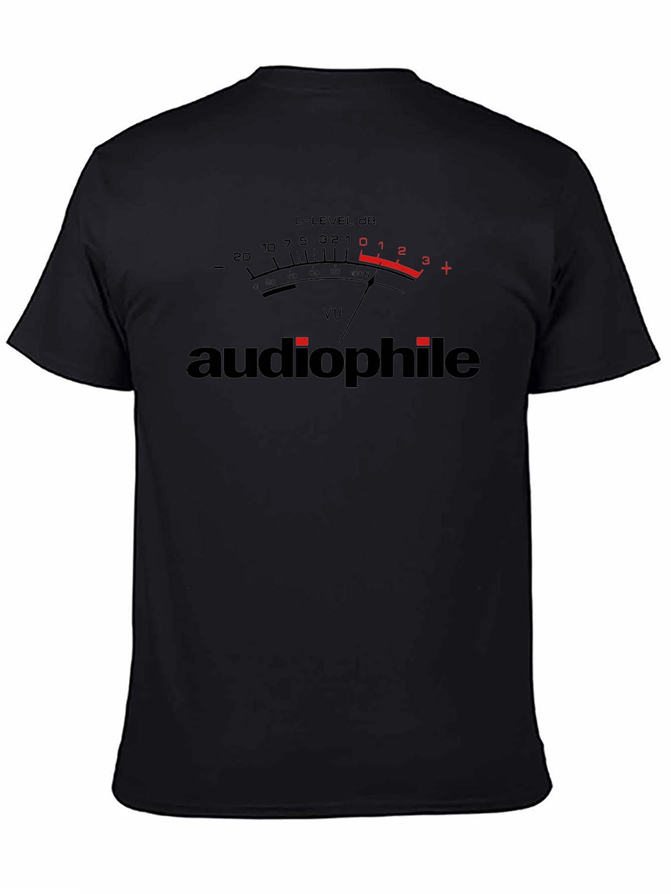 Audiophile VU Meter Graphic T-Shirt