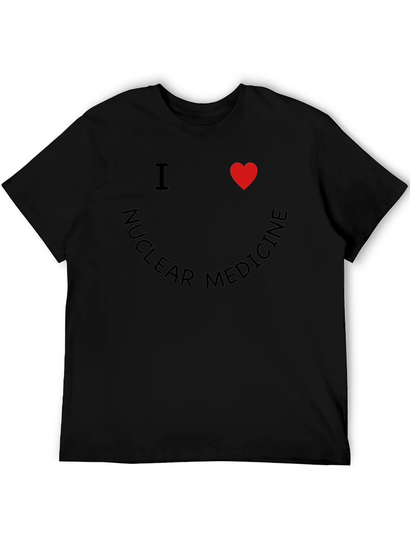 I Heart Nuclear Medicine Black T-Shirt