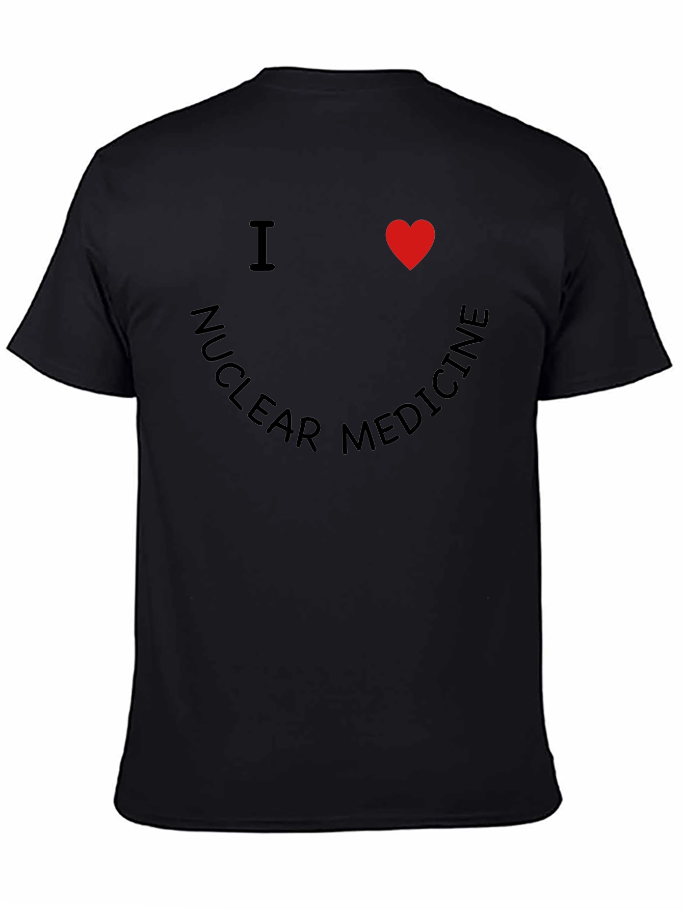 I Heart Nuclear Medicine Black T-Shirt
