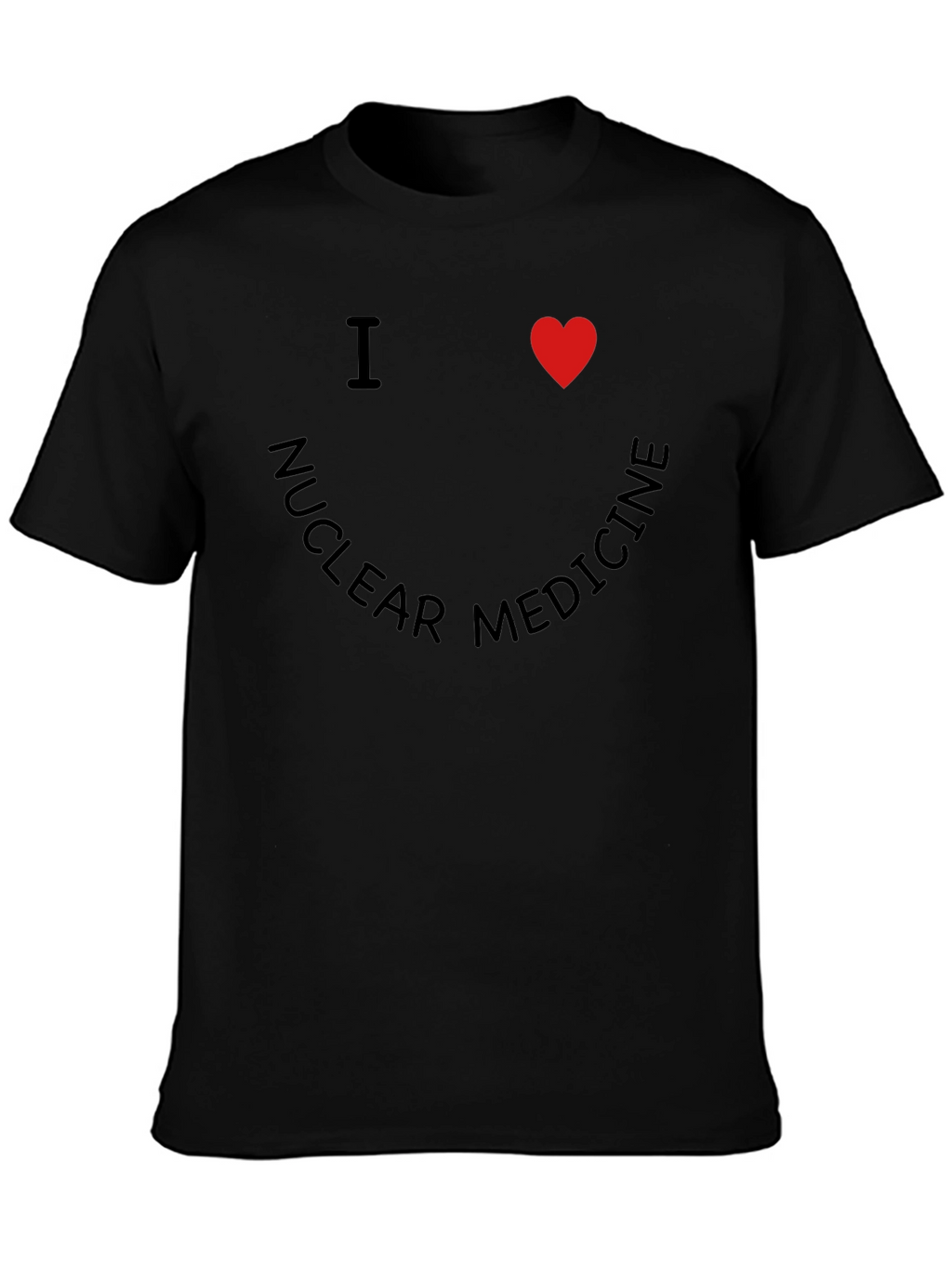 I Heart Nuclear Medicine Black T-Shirt