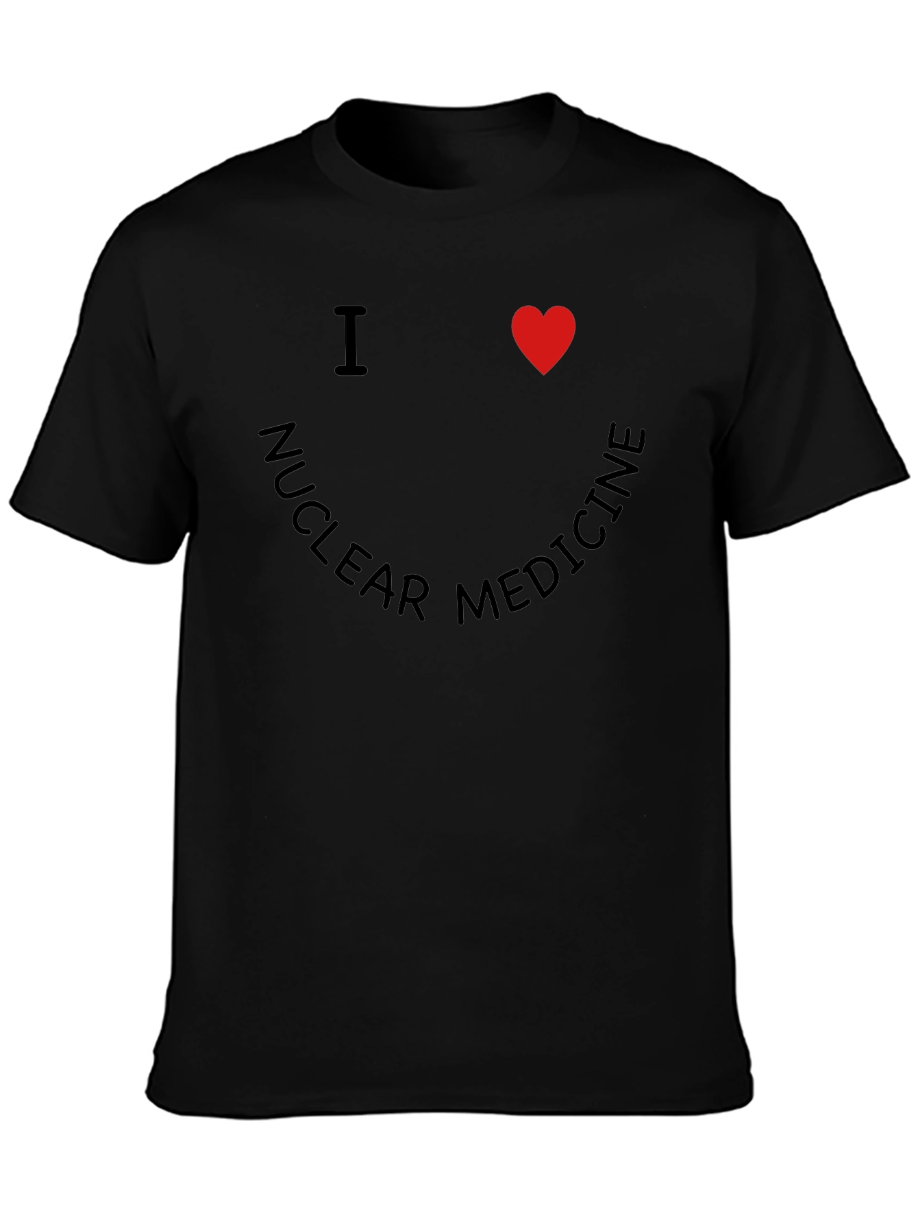 I Heart Nuclear Medicine Black T-Shirt