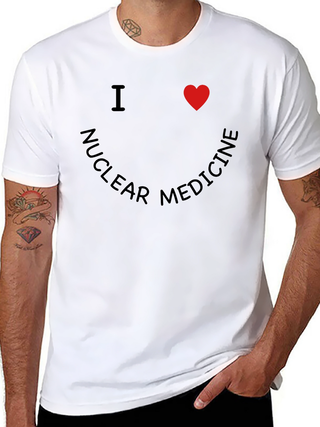 I Heart Nuclear Medicine Black T-Shirt