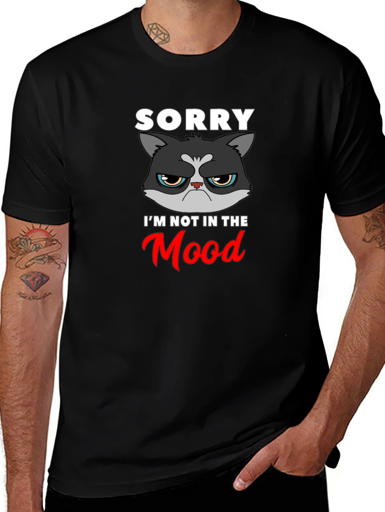 Grumpy Cat T-Shirt - Sorry Im Not In The Mood