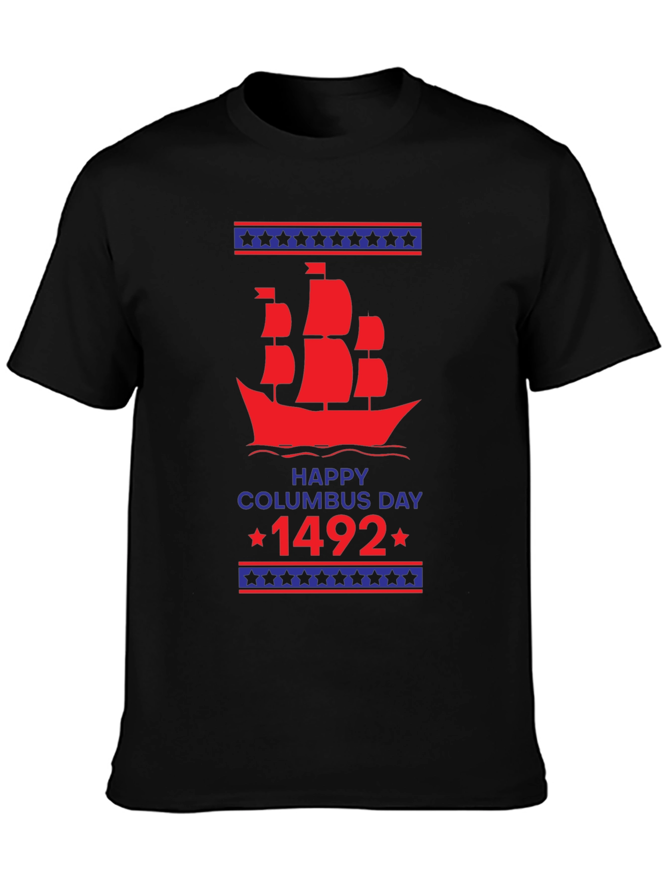 Happy Columbus Day 1492 Graphic T-Shirt