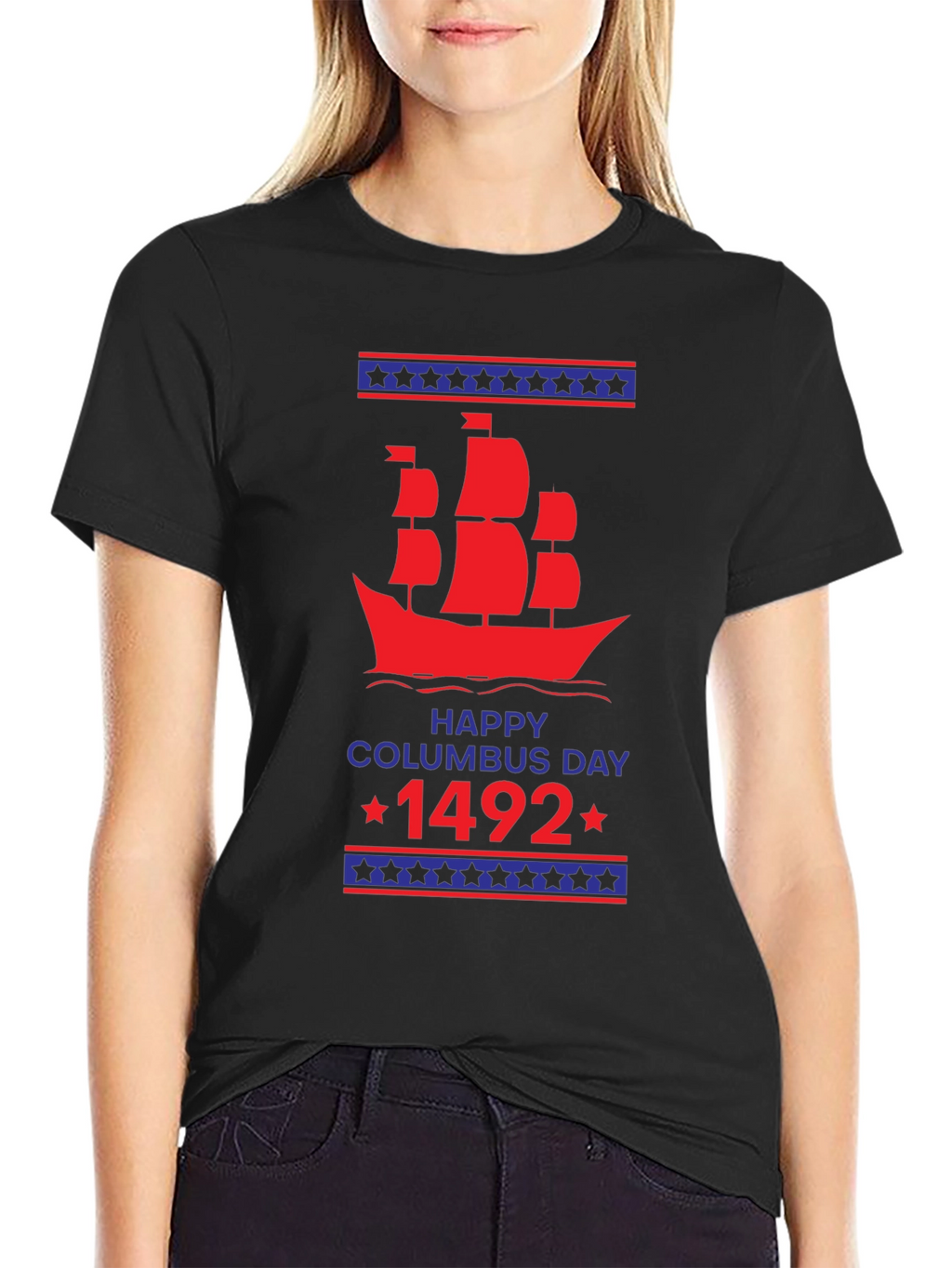 Happy Columbus Day 1492 Graphic T-Shirt