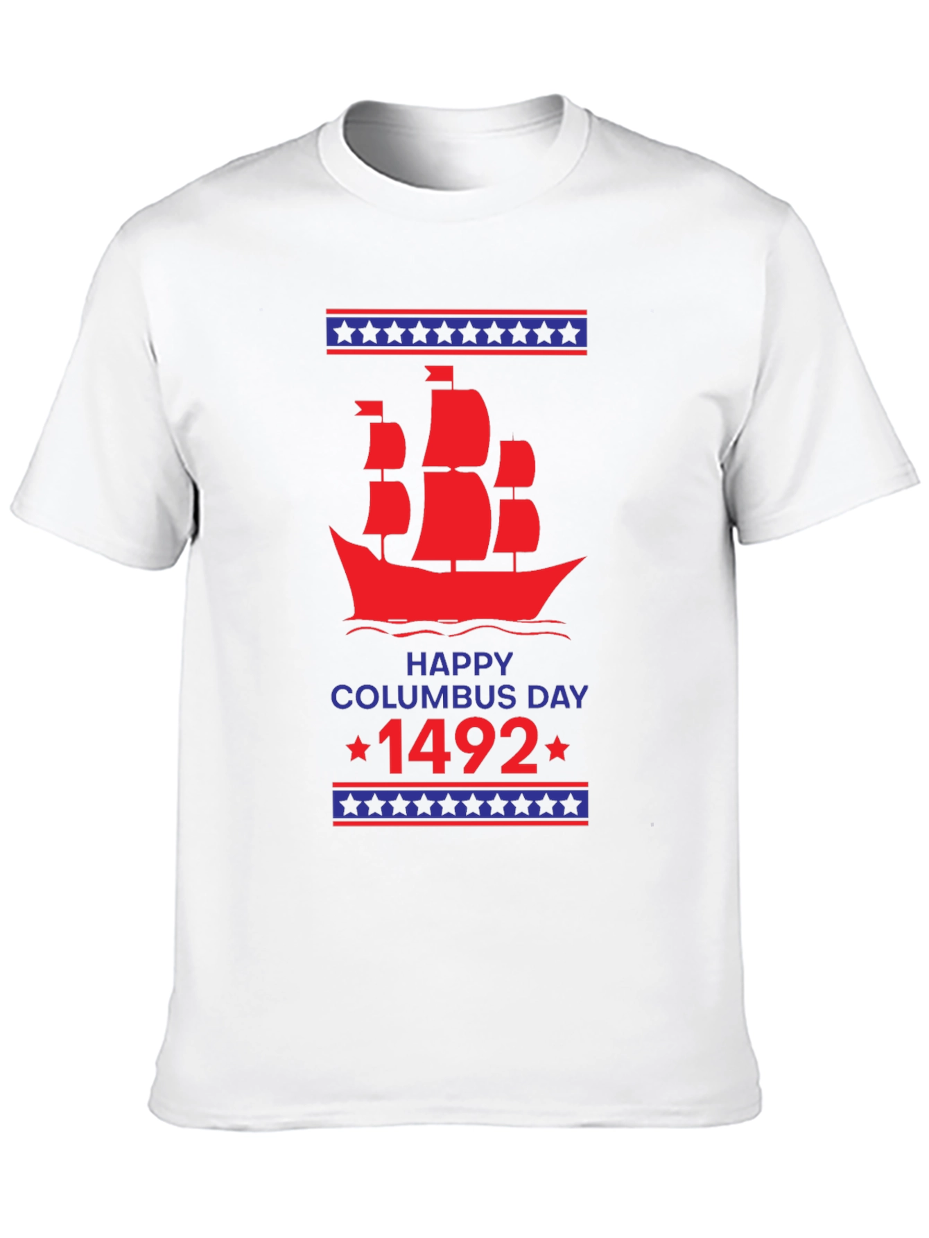Happy Columbus Day 1492 Graphic T-Shirt