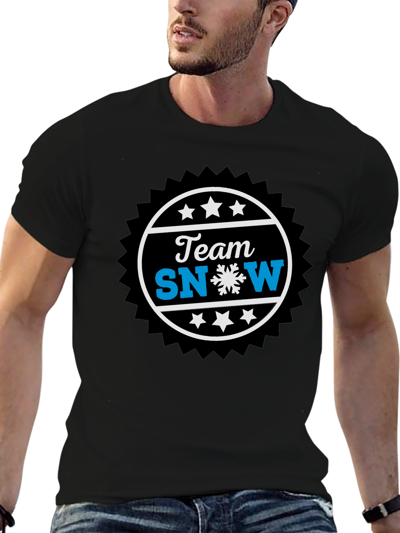 Team Snow Graphic Tee - Winter Sports T-Shirt
