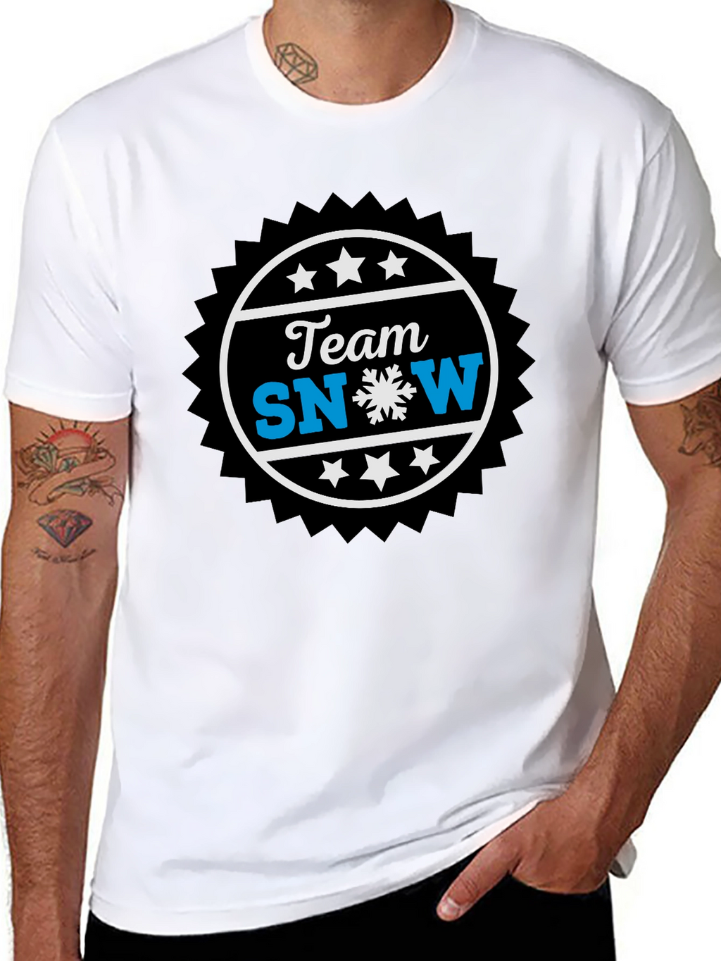 Team Snow Graphic Tee - Winter Sports T-Shirt