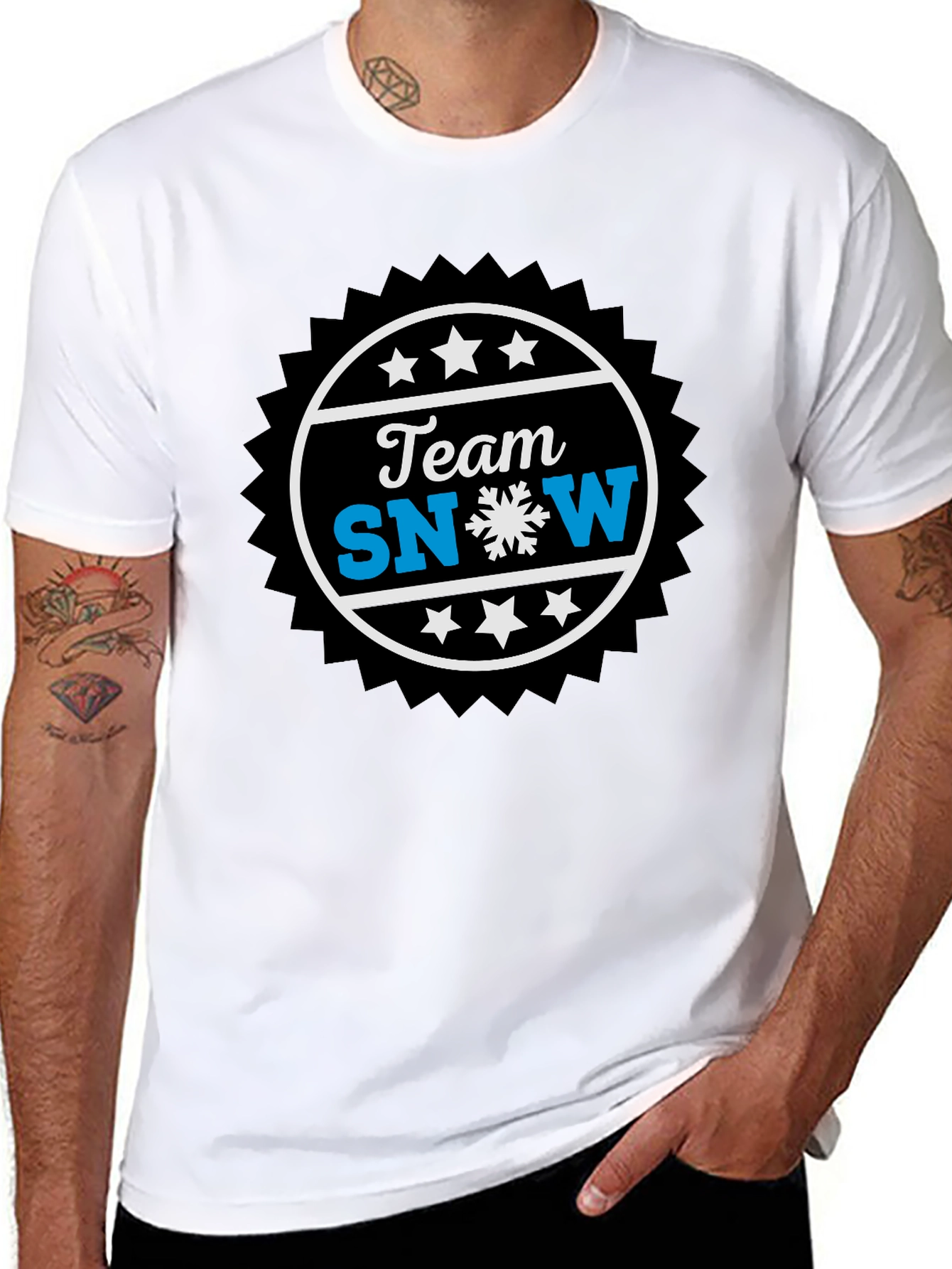 Team Snow Graphic Tee - Winter Sports T-Shirt