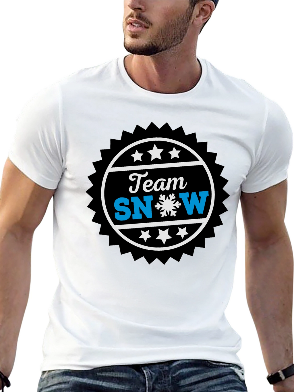 Team Snow Graphic Tee - Winter Sports T-Shirt