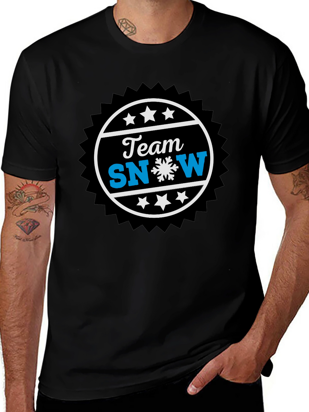 Team Snow Graphic Tee - Winter Sports T-Shirt